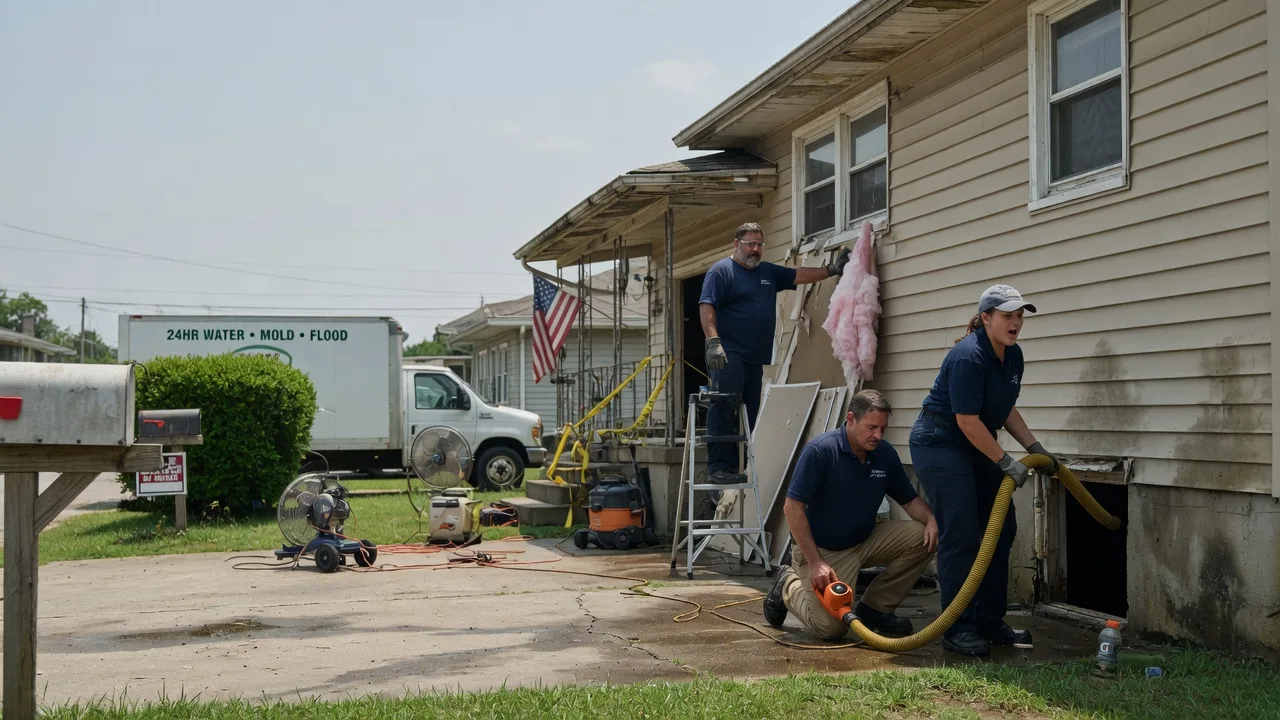 Water Damage Repair in Harveyville, KS near me